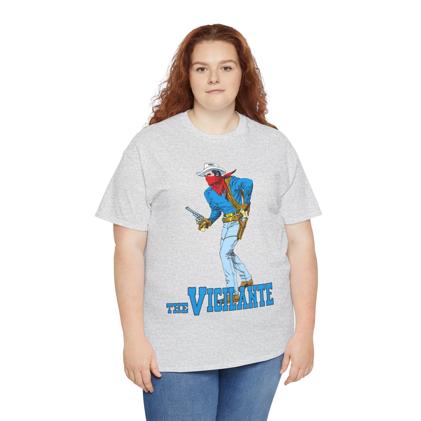 Vigilante T-Shirt - Gray Morrow Art - Seven Soldiers of Victory, All-Star Squadron Member - DC Comics