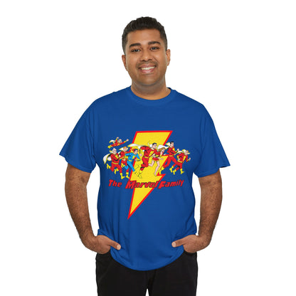 Marvel Family T-Shirt - Shazam - DC Comics - Mary Marvel, Hoppy the Marvel Bunny, Uncle Marvel, Captain Marvel Jr - DC Who's Who Art