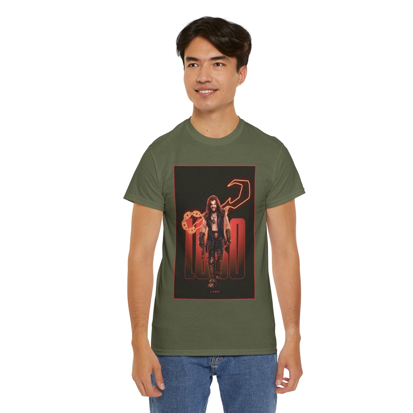 Lobo T-Shirt - Jason Momoa - New 2026 Supergirl Movie - From the James Gunn DCU - DC Comics