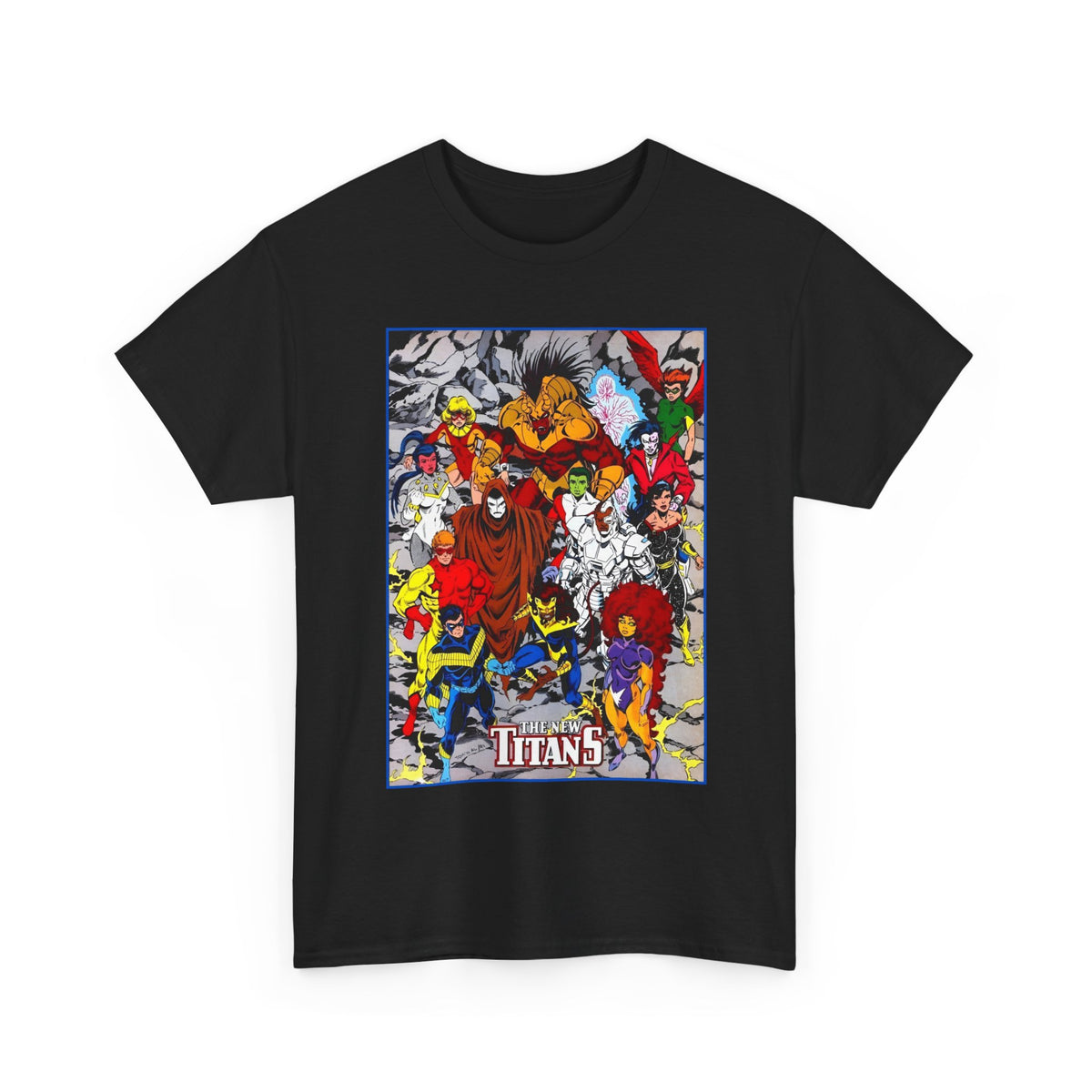 New Titans T-Shirt - Tom Grummett Art - Nightwing, Pantha, Phantasm, Wildebeest, Red Star, Troia - DC Comics
