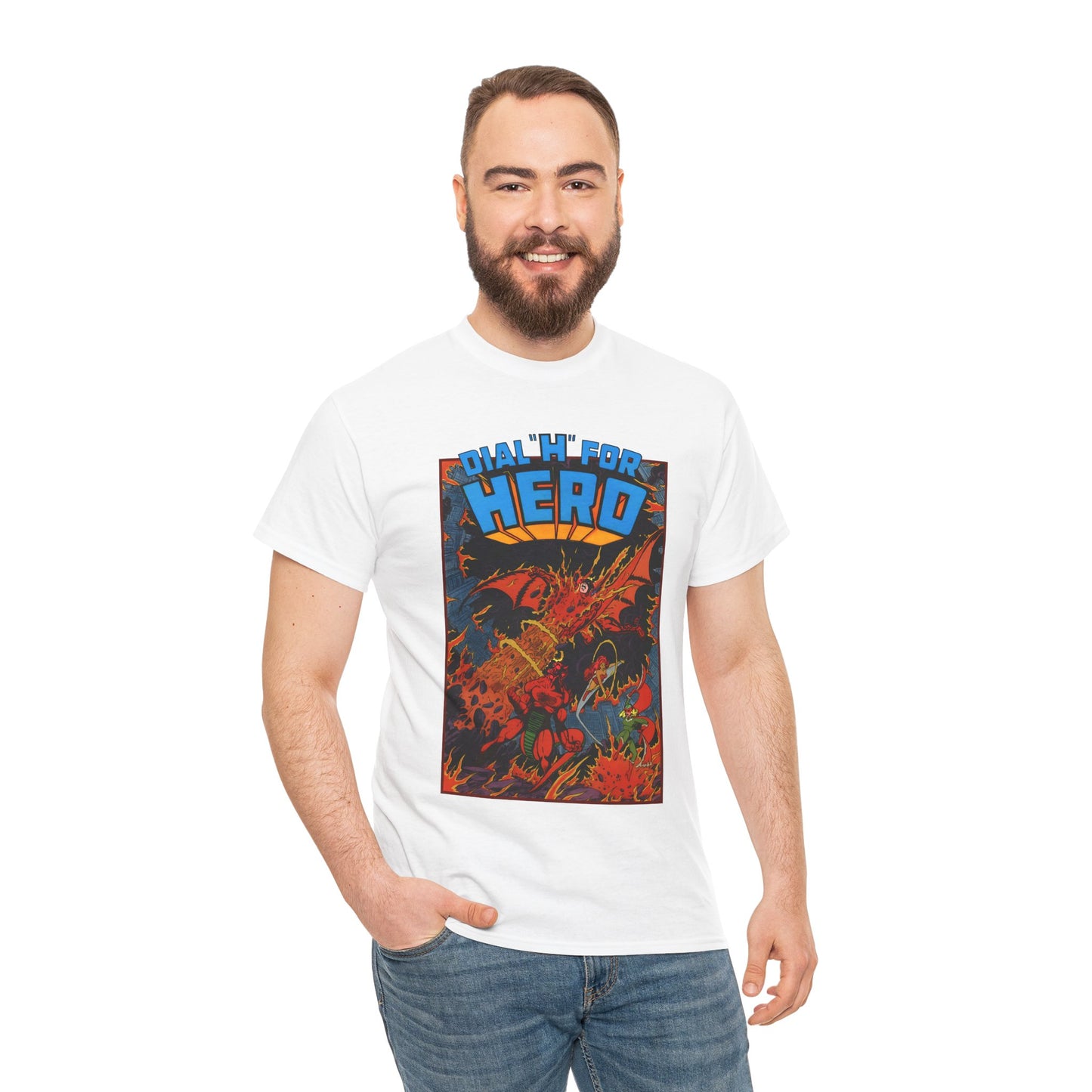 Dial "H" For Hero T-Shirt - George Perez Art - Adventure Comics Series - DC Comics