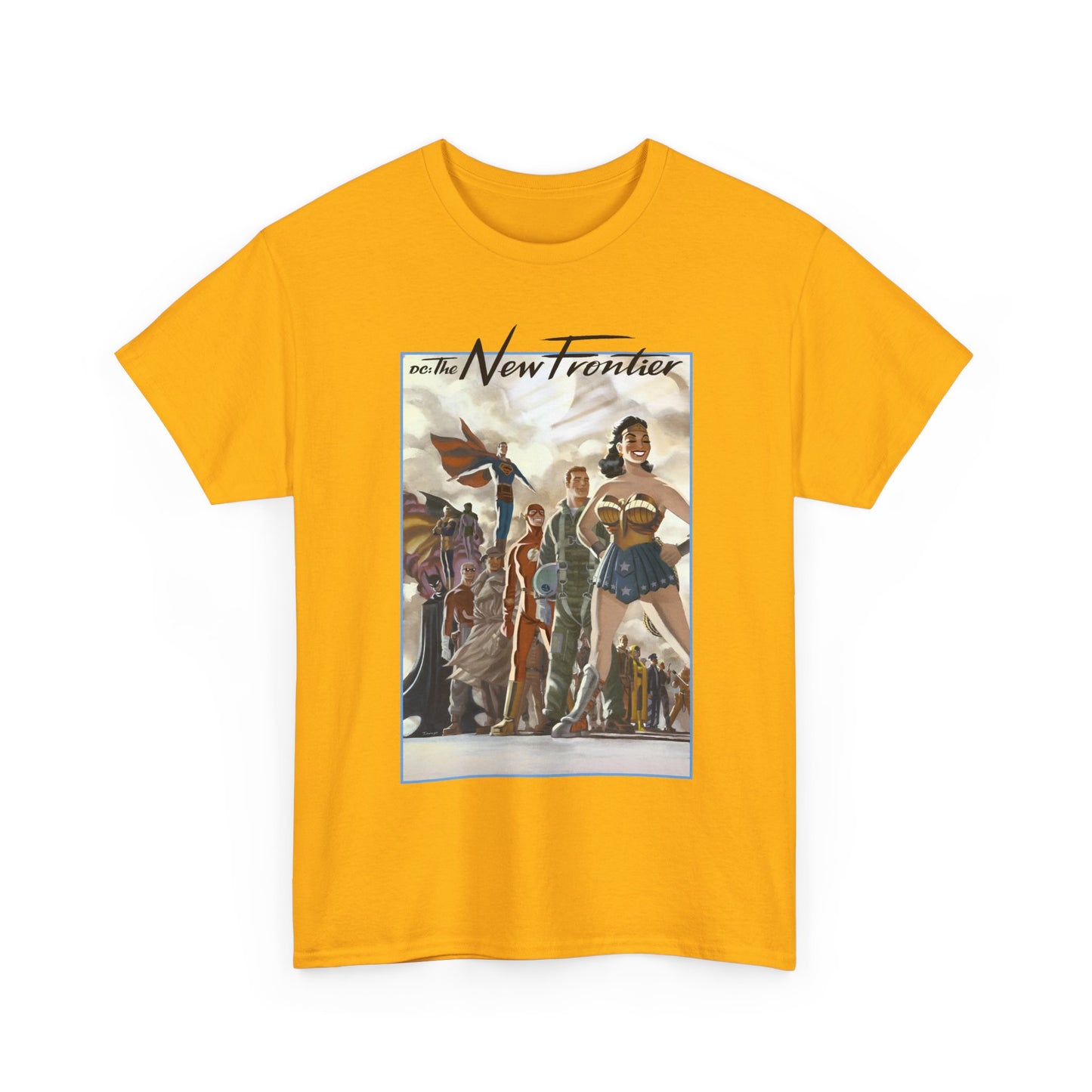 DC: The New Frontier T-Shirt - Darwyn Cooke Art - Superman, Wonder Woman, Flash, Batman - DC Comics