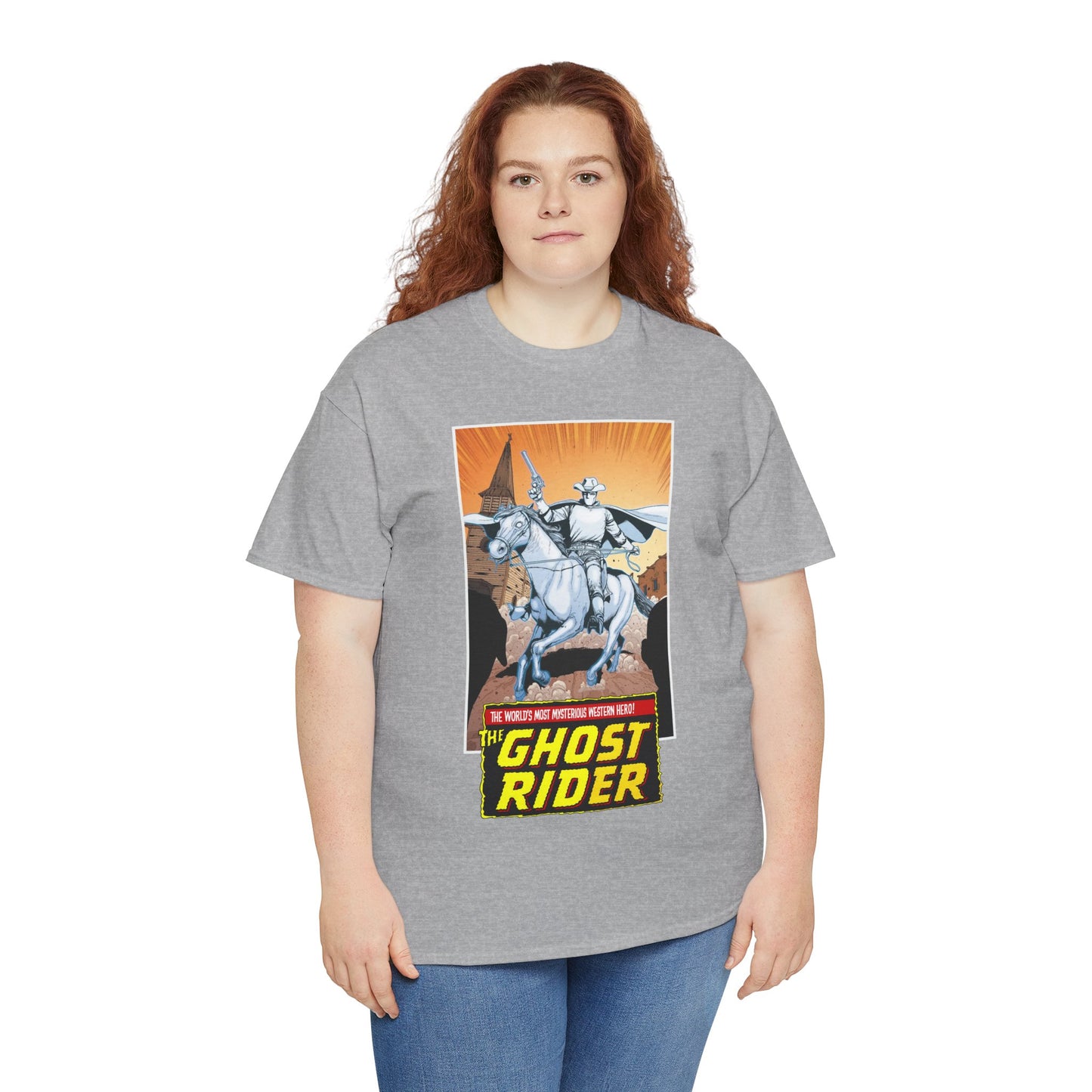Ghost Rider/Phantom Rider T-Shirt - Carter Slade - Marvel Comics - 1970s Supernatural Western Hero