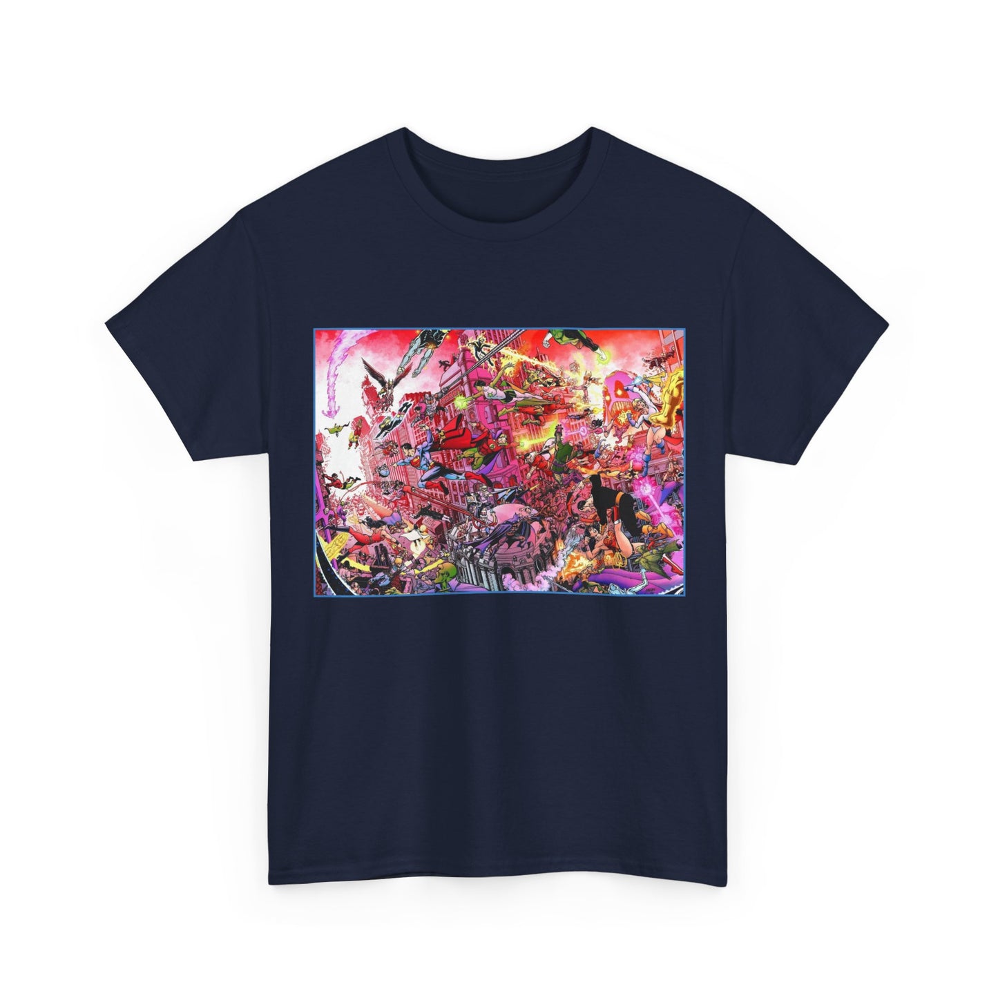 Crisis on Infinite Earths/DC Legends T-Shirt - George Perez Art - DC Comics