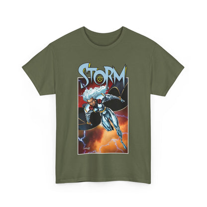 Storm T-Shirt - Jim Lee Art - Ororo - Uncanny X-Men Member & Leader - Heroic Mutant - Marvel Comics
