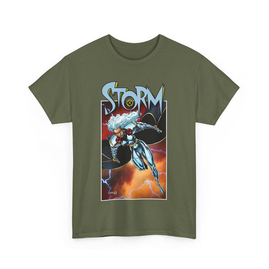 Storm T-Shirt - Jim Lee Art - Ororo - Uncanny X-Men Member & Leader - Heroic Mutant - Marvel Comics