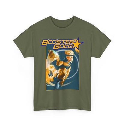 Booster Gold T-Shirt - Don Aguillo Art - Justice League: The Omega Act - DC Comics