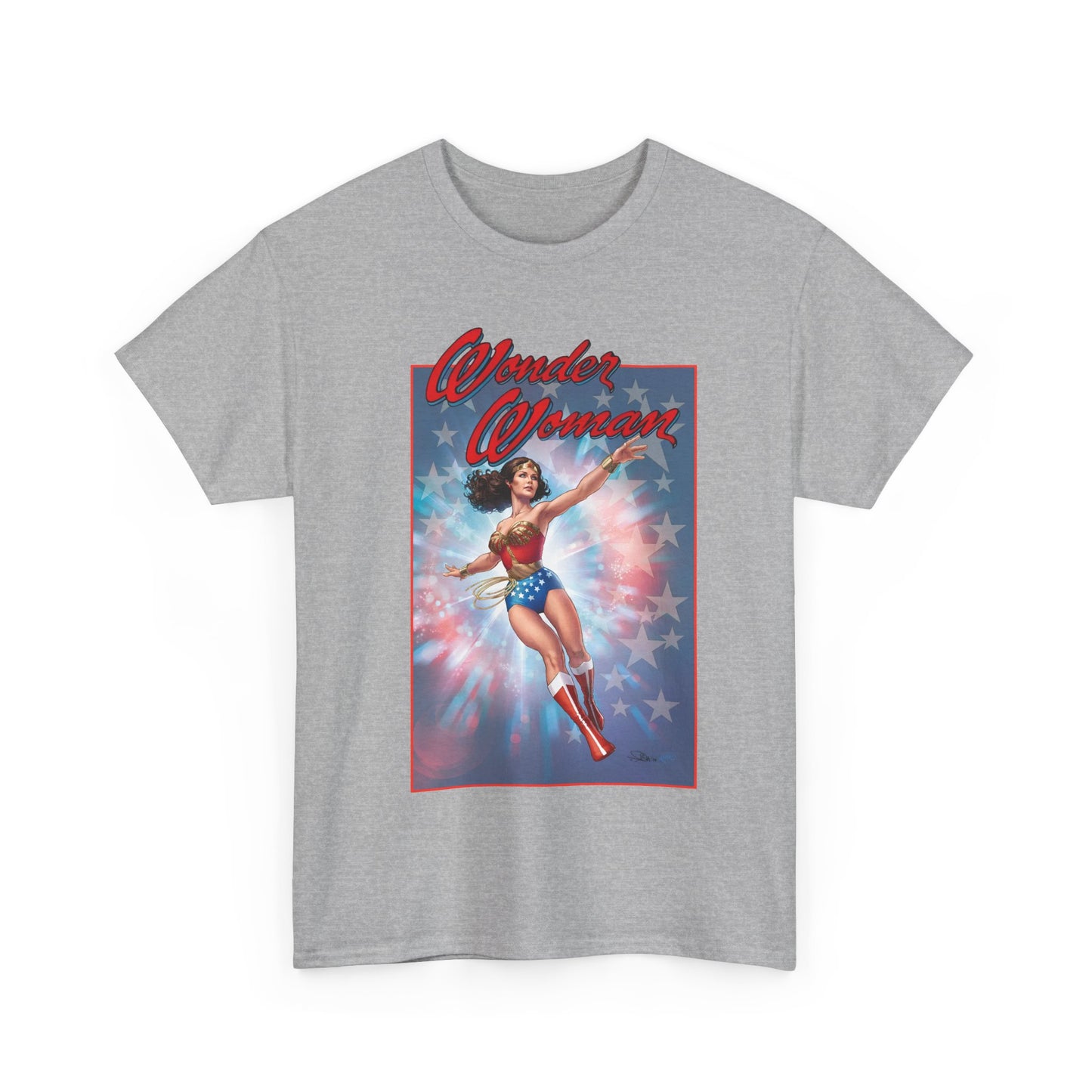 Wonder Woman '77 T-Shirt - Nicola Scott Art - Comic Book Based on the 1970s TV Series with Lynda Carter - DC Comics