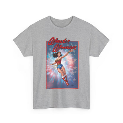 Wonder Woman '77 T-Shirt - Nicola Scott Art - Comic Book Based on the 1970s TV Series with Lynda Carter - DC Comics