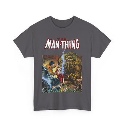 Man-Thing T-Shirt - Adventure into Fear #18 Cover Art - Marvel Comics - Whatever Knows Fear Burns At The Touch - Swamp Monster