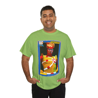 Firestorm T-Shirt - Mark Spears Art - DC Universe Trading Card Homage - Ronnie Raymond - DC Comics