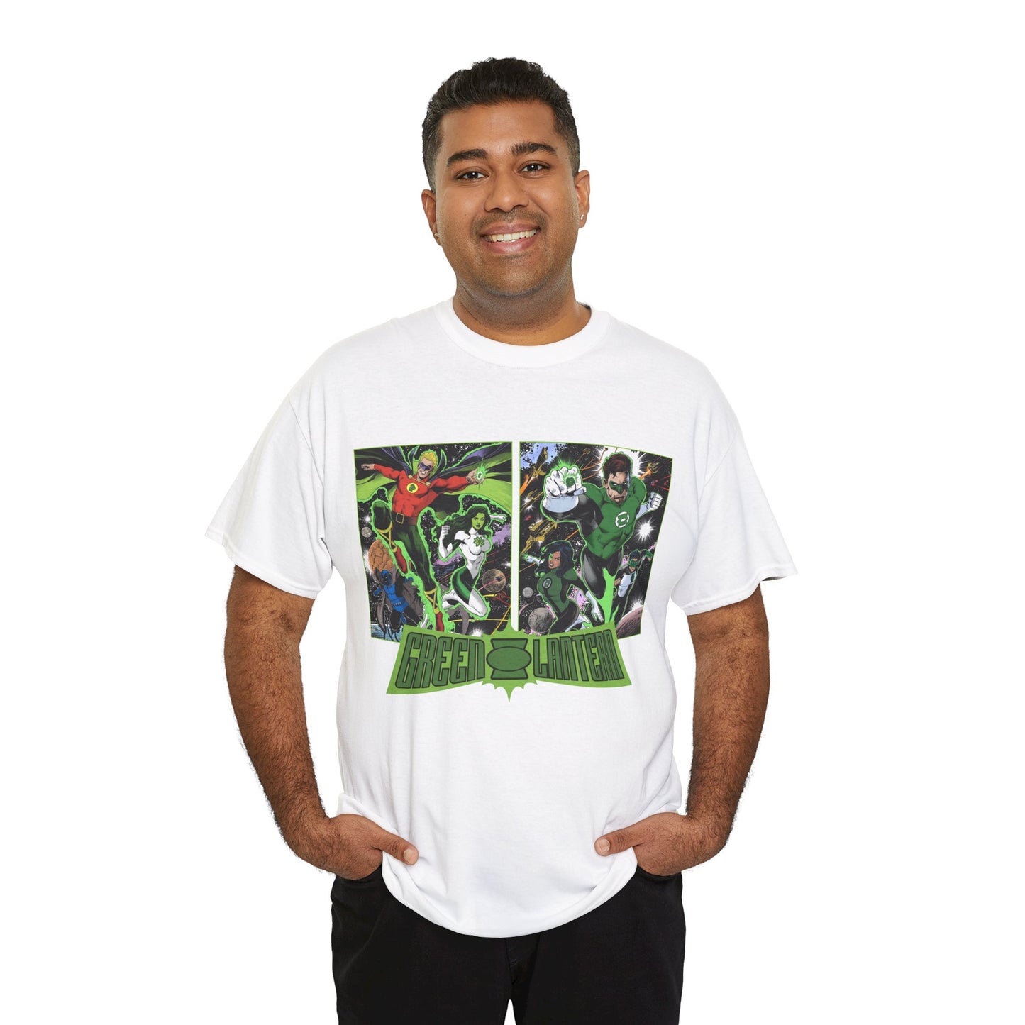 Green Lantern T-Shirt - Alan Scott, Jade, Obsidian, Hal Jordan, Jessica Cruz, Kyle Rayner - The Corps - DC Comics