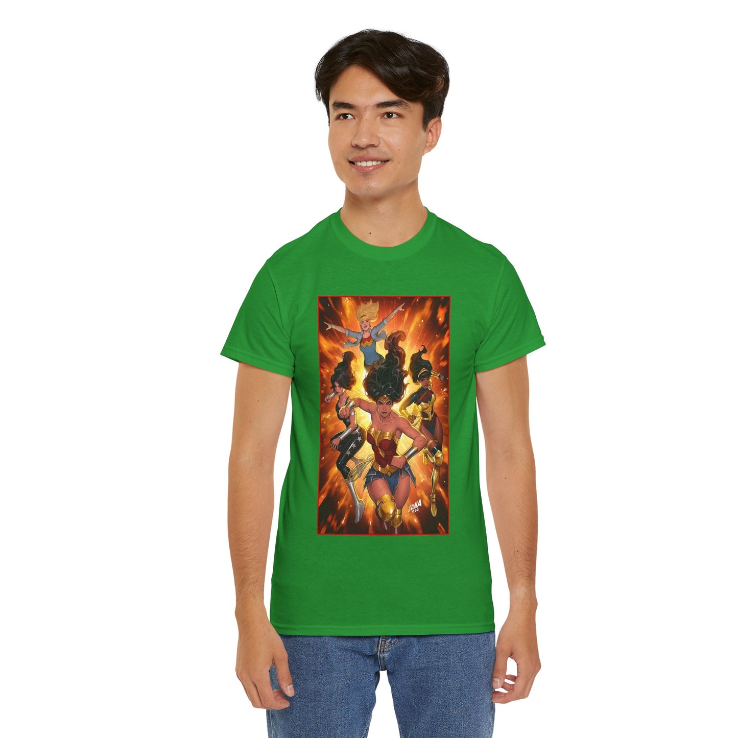 Wonder Woman & the Wonder Girls T-Shirt - David Nakayama Art - Donna Troy, Cassie Sandsmark, Yara Flor - #17 Variant Cover Art - DC Comics