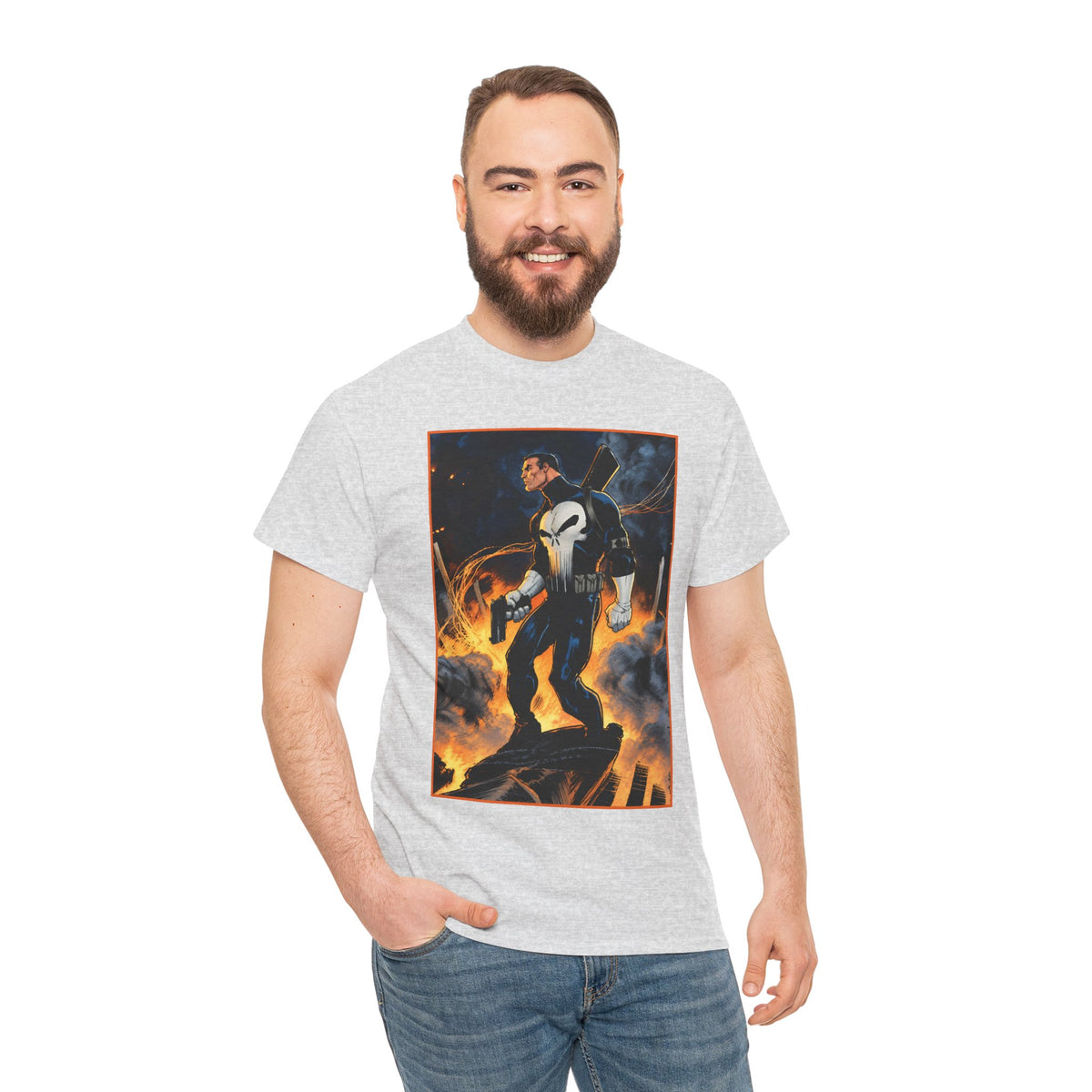 Punisher T-Shirt - Larry Stroman Art - Marvel Comics