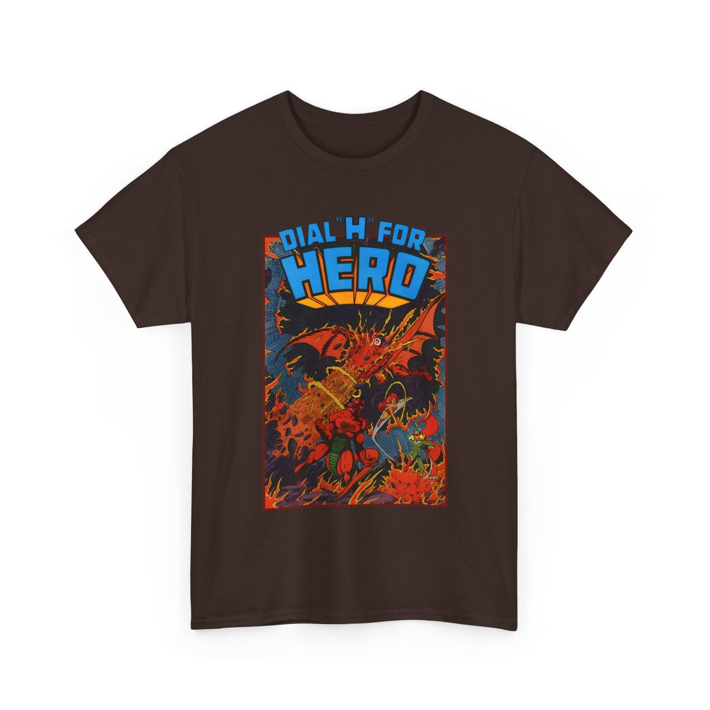 Dial "H" For Hero T-Shirt - George Perez Art - Adventure Comics Series - DC Comics