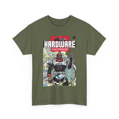 Hardware T-Shirt - Denys Cowan Art - Curtis Metcalf Vs Edwin Alva - Milestone Media - DC Comics