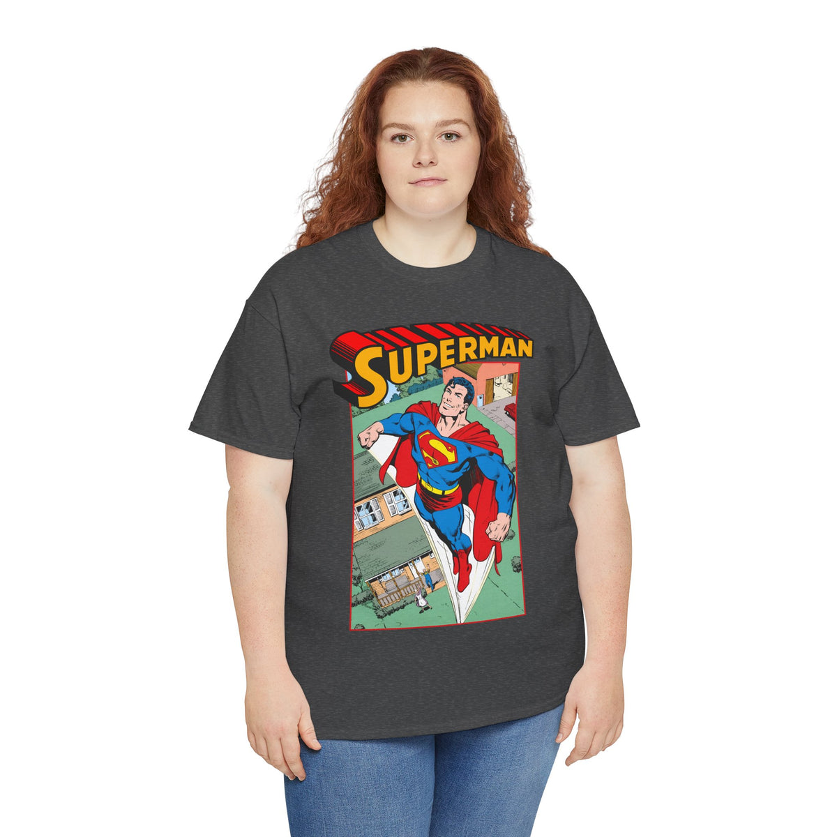 Superman T-Shirt - John Byrne Art - Man of Steel, Smallville - DC Comics