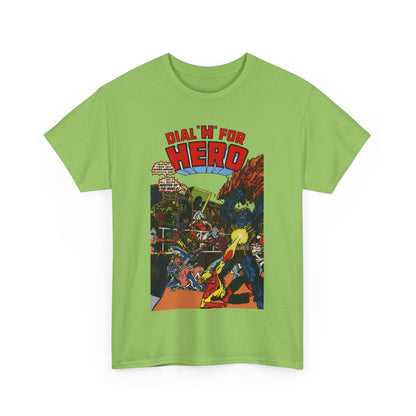 Dial "H" For Hero T-Shirt - George Perez Art - Chris King and Vicki Grant - Adventure Comics Series - DC Comics