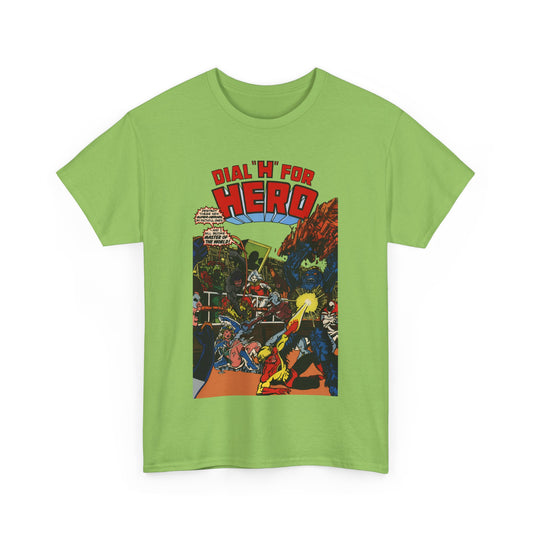Dial "H" For Hero T-Shirt - George Perez Art - Chris King and Vicki Grant - Adventure Comics Series - DC Comics