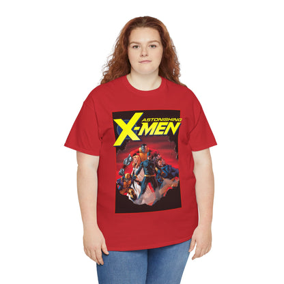 Astonishing X-Men T-Shirt - John Cassady Art - Cyclops, Beast, Wolverine, Colossus, Emma Frost - Marvel Comics