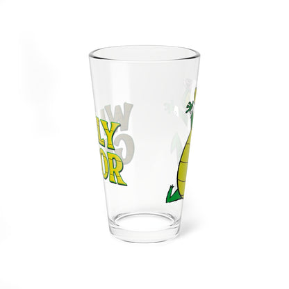 Wally Gator Pint Glass, 16oz - Hanna-Barbera Cartoon - 1960s