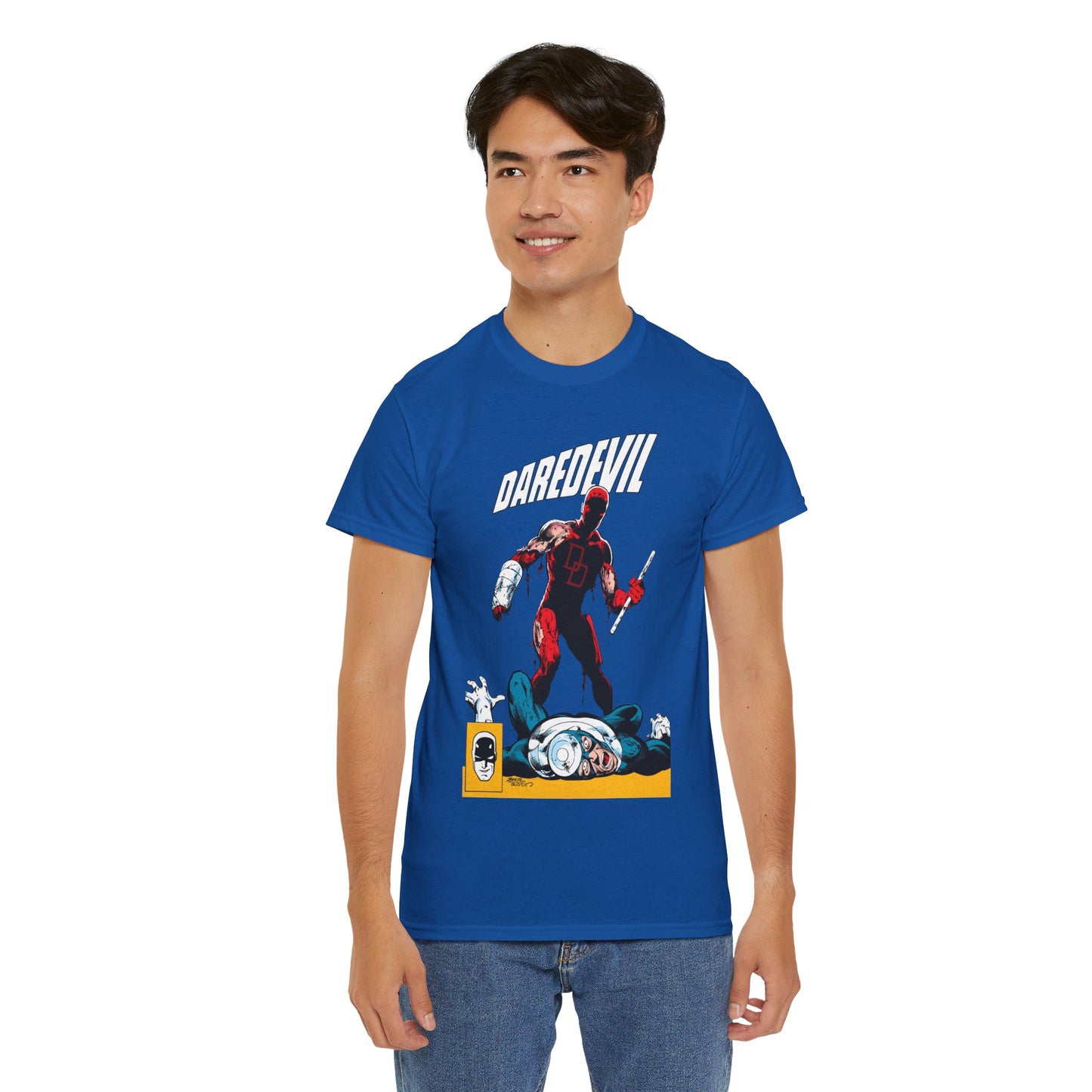 Daredevil T-Shirt - John Byrne Art - Marvel Comics - Bullseye - Matt Murdock, Man Without Fear