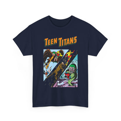 Teen Titans T-Shirt - Nick Cardy Art - #1 Cover Art - Robin, Wonder Girl, Kid Flash, Aqualad - DC Comics