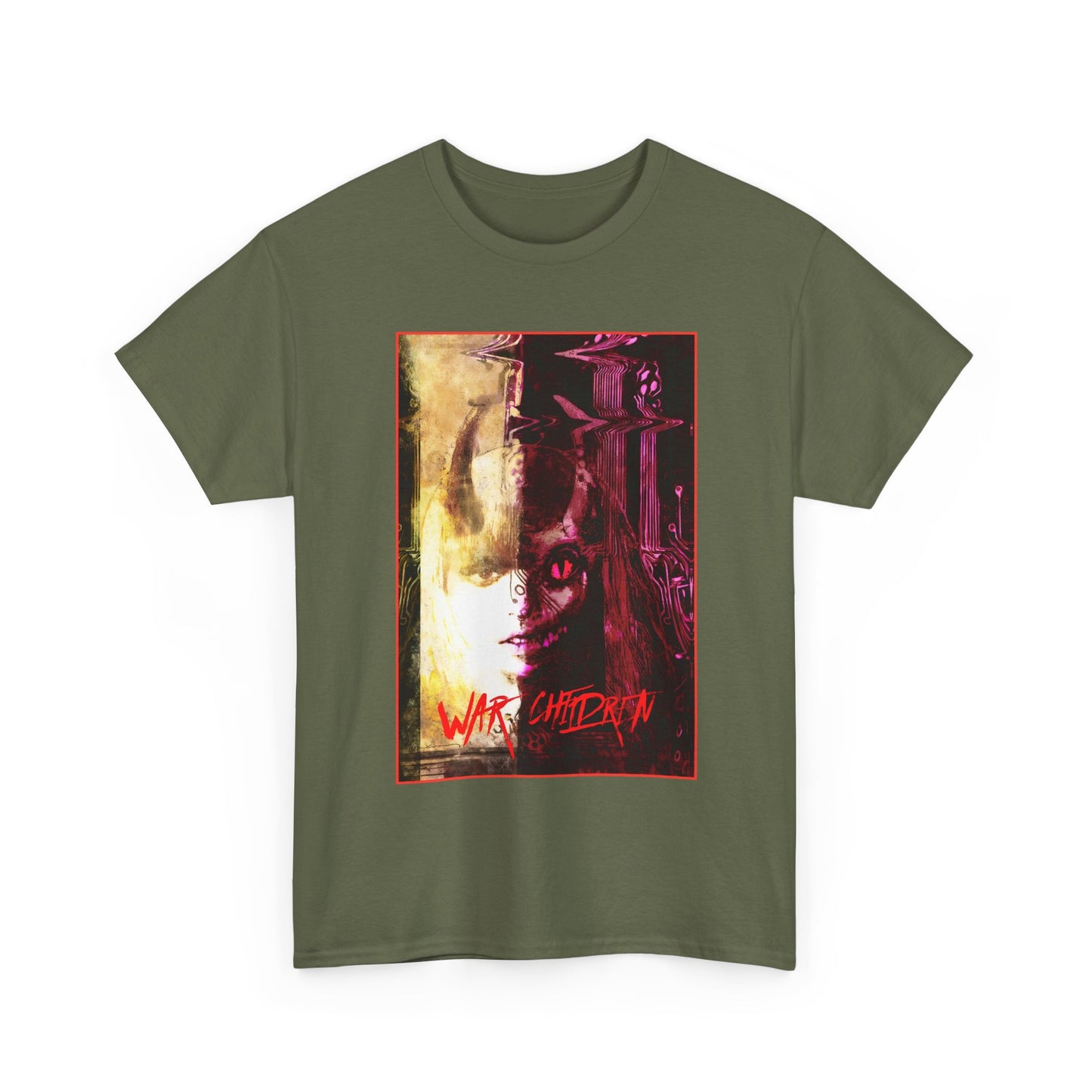 Magik/Darkchylde T-Shirt - Bill Sienkiewicz Art - Illyana Rasputina, New Mutants Member - War Children - Marvel Comics