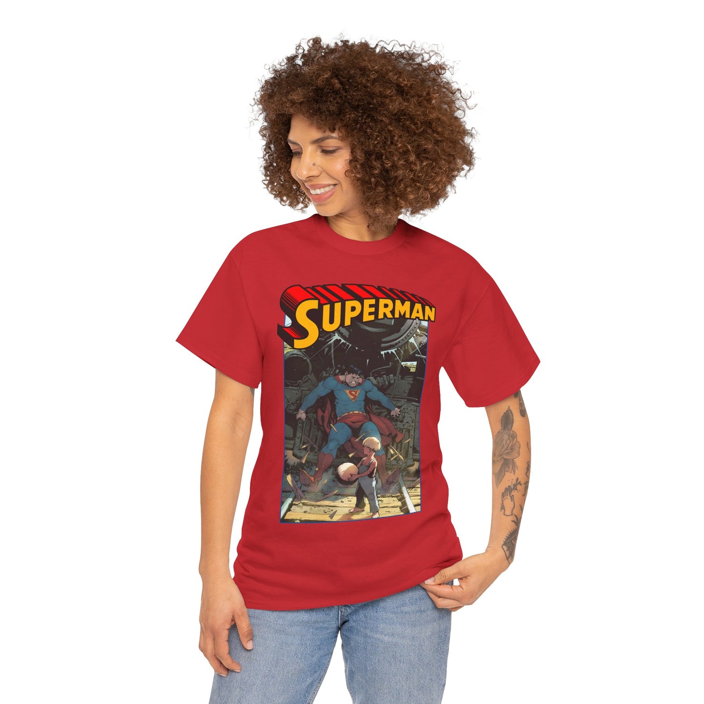 Superman T-Shirt - Patrick Gleason Art - Action Comics #1000 Story - Man of Steel - DC Comics