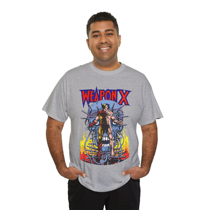 Weapon X T-Shirt - Barry Windsor-Smith Art - Wolverine Origin Story Before He Joined the X-Men - Logan, Mutant Leader - Marvel Comics