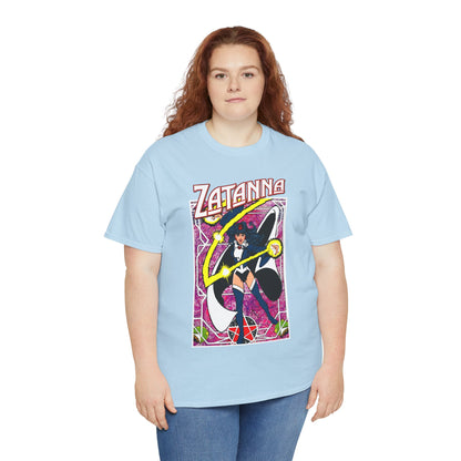 Zatanna T-Shirt - George Perez Postcard Art - Justice League Magic Member - JLA Satellite Era - DC Comics