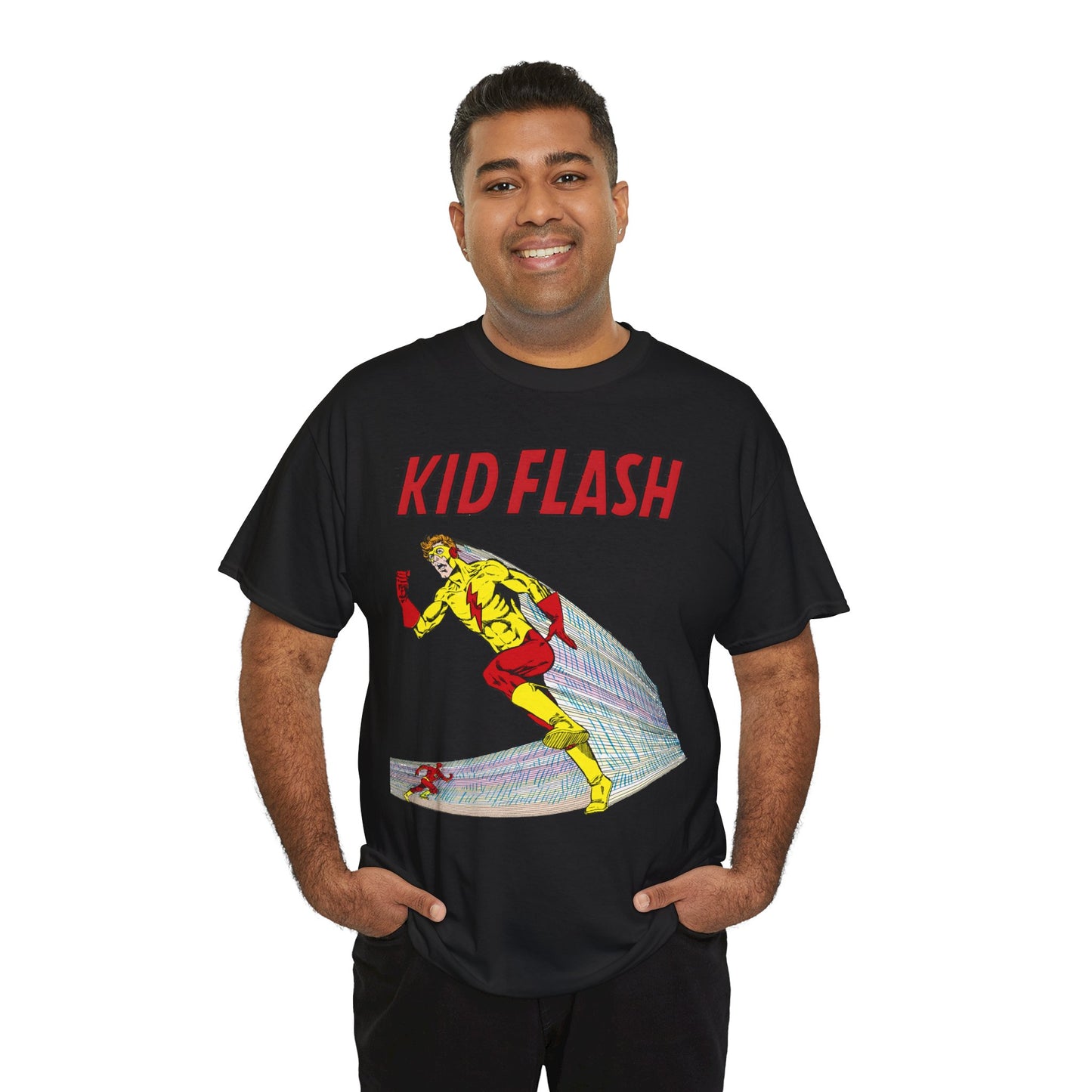 Kid Flash T-Shirt - George Perez Art - New Teen Titans - Wally West, Flash Sidekick - DC Comics