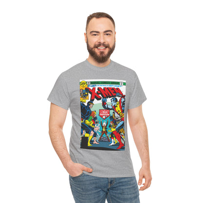 X-Men #100 T-Shirt - Dave Cockrum Art - Cyclops, Colossus, Wolverine, Storm, Jean Grey, Iceman - Marvel Comics