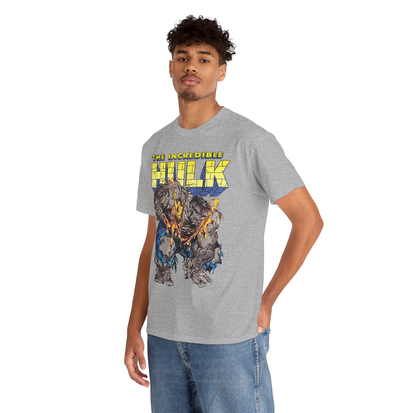 Incredible Hulk T-Shirt - Todd McFarlane Art - Marvel Comics - Grey Hulk, Bruce Banner