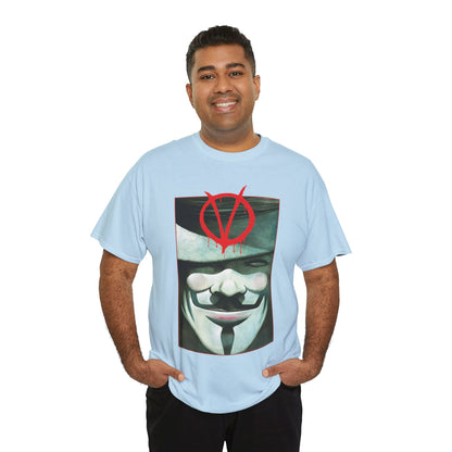 V For Vendetta T-Shirt - David Lloyd Art - Guy Fawkes Mask - DC Comics