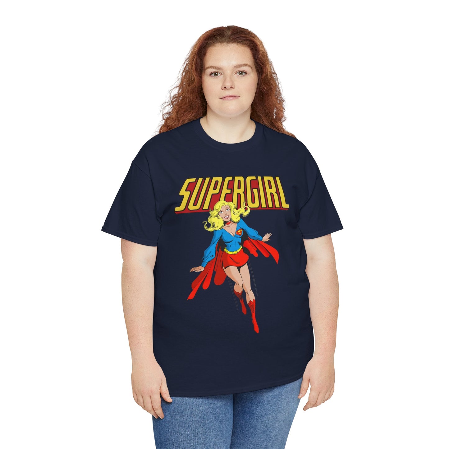 Supergirl T-Shirt - John Byrne Art - Kara, Maid of Might - 2026 Movie with Milly Alcock - DC Comics