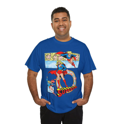 Supergirl T-Shirt - Krypton, Superman, Kara, Kandor - DC Comics - 1980s Art - Style Guide - Superman's Cousin