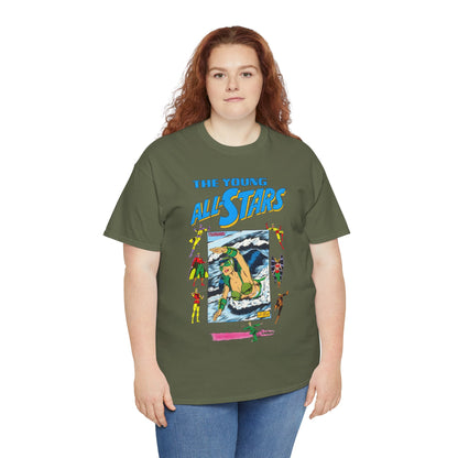 Young All-Stars T-Shirt - Brian Murray Art - Tsunami, Johnny Thunder, Sandman, Green Lantern - DC Comics