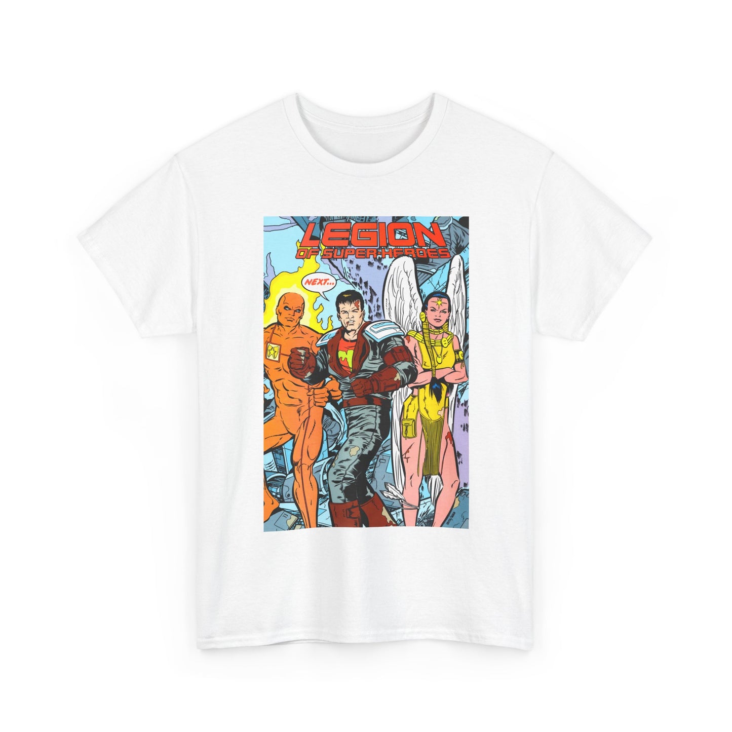 Legion of Super-Heroes #54 T-Shirt - Keith Giffen Art - DC Comics - LOSH