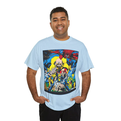 X-Factor T-Shirt - Joe Quesada Art - Havok, Polaris, Strong Guy, Jamie Madrox, Quicksilver - Mutant Team - Marvel Comics