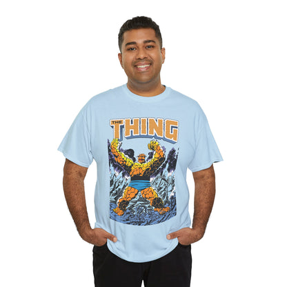 The Thing T-Shirt - John Byrne Art - Member of the Fantastic Four - Marvel Comics 1980s - Ben Grimm