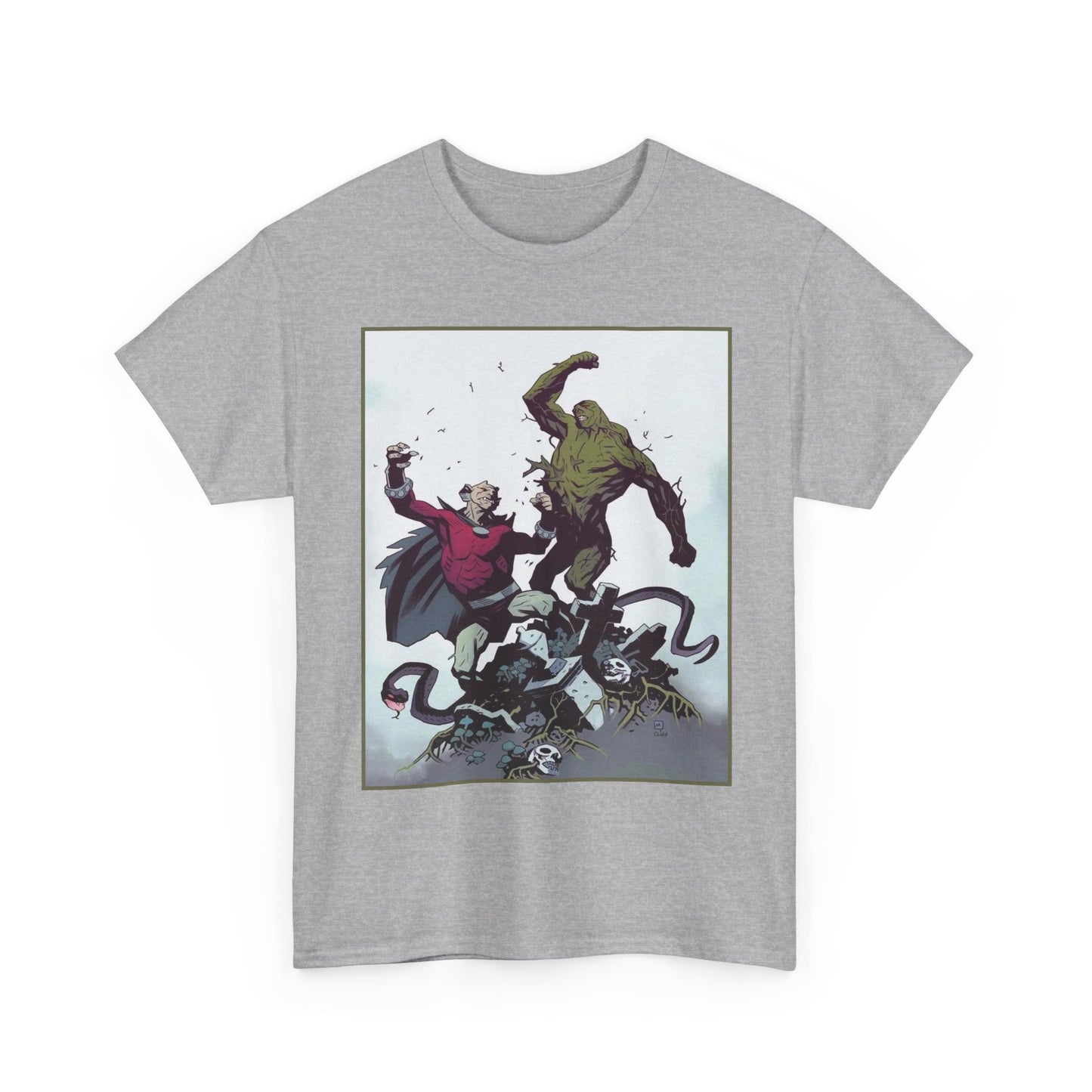 Swamp Thing & Etrigan the Demon T-Shirt - Mike Mignola Art - DC Comics