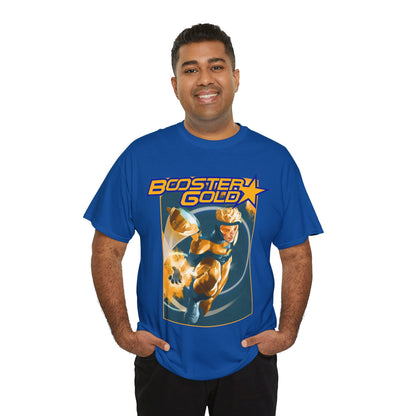 Booster Gold T-Shirt - Don Aguillo Art - Justice League: The Omega Act - DC Comics