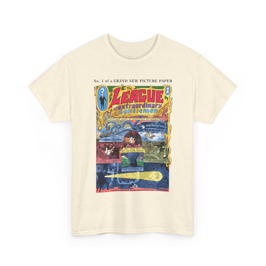 League of Extraordinary Gentlemen T-Shirt - Kevin O'Neill Art - Mina Murray, Captain Nemo, Allan Quatermain, Dr. Jekyll, & The Invisible Man - Alan Moore Story - DC Comics