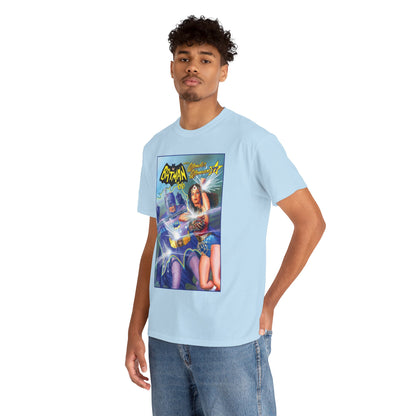 Batman '66 Meets Wonder Woman '77 T-Shirt - Alex Ross Art - DC Comics