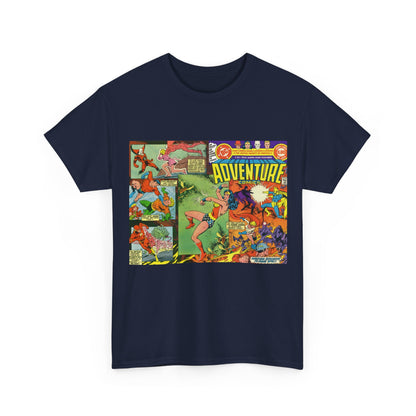 Adventure Comics #463 T-Shirt - Wonder Woman, Dr Fate, Power Girl, Deadman, Aquaman, Aqualad, Flash - DC Comics