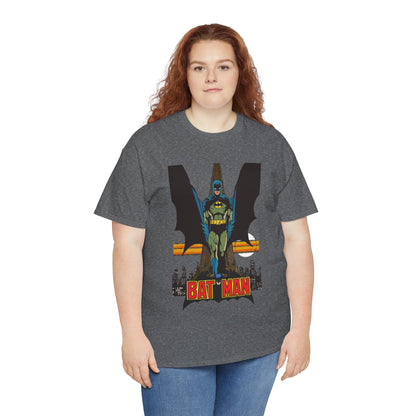 Batman T-Shirt - George Perez Art - JLA 80s Postcard Set - DC Comics - Gotham City - Justice League of America Member
