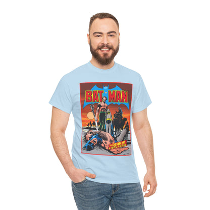 Batman T-Shirt - Neal Adams Art - R'as Al Ghul - Demon Lives Again - DC Comics - Dark Knight Detective