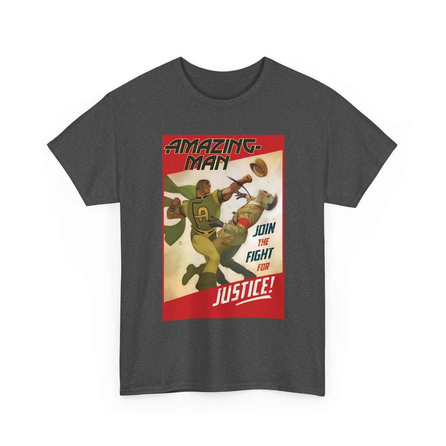 Amazing Man T-Shirt - All-Star Squadron - Join the Fight for Justice - DC Comics