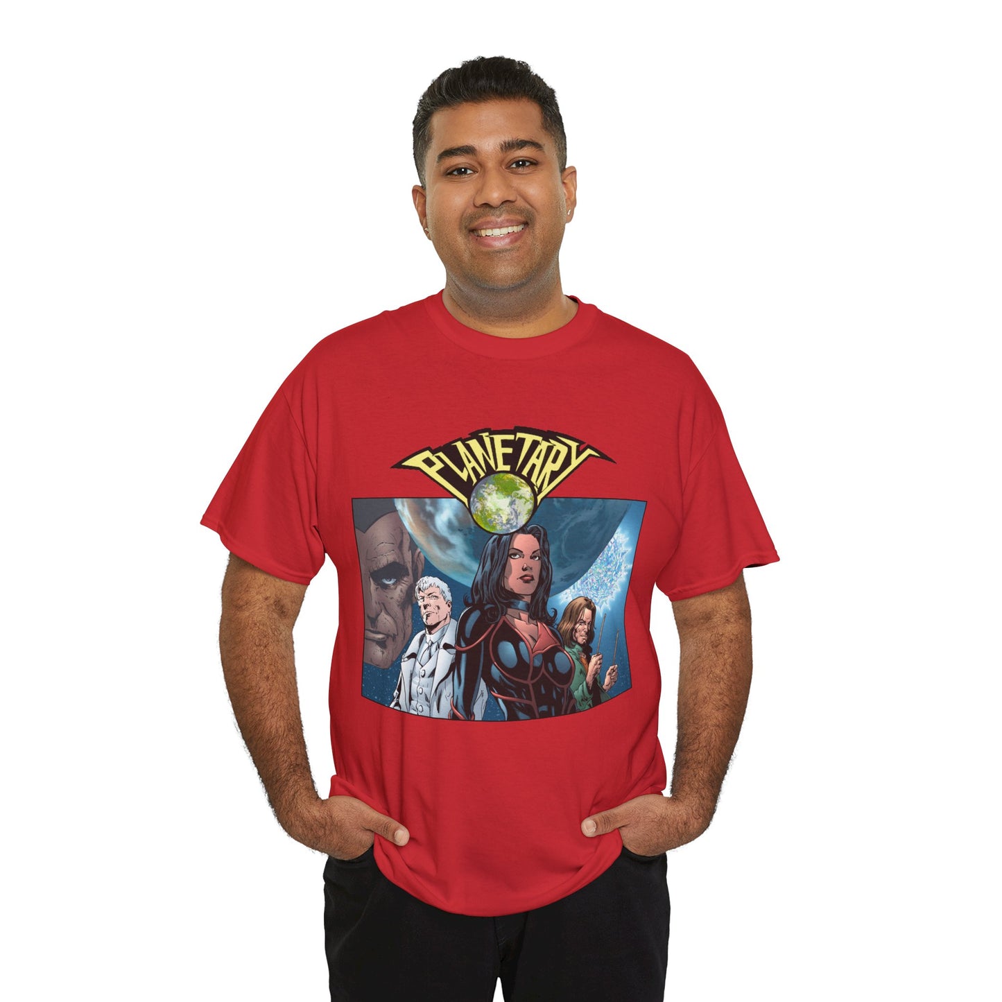 Planetary T-Shirt - Phil Jimenez Art - The Drummer, Jakita Wagner & Elijah Snow - DC Comics/Wildstorm - Ellis Story
